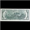Image 3 : 1976 $2 Green Seal Federal Reseve Note Grades Gem CU