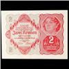 Image 2 : 1922 Austria 2 Kronen First Issue Banknote P# 74 Grades Choice AU/BU Slider