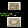 Image 1 : 1920 Germany Weimar Republic 100 Marks Post-WWI Hyperinflation Banknote Grades vf++