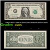 Image 1 : **Star Note** 1995 $1 Green Seal Federal Reserve Note  Grades Gem CU