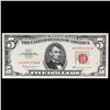 Image 2 : 1963 $5 Red seal United States Note Grades vf++