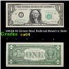 Image 1 : 1963A $1 Green Seal Federal Reserve Note  Grades Choice CU