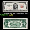 Image 1 : 1953B $2 Red Seal United States Note Grades Choice AU/BU Slider