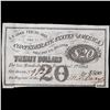 Image 2 : C.S.A. $20 Bond Coupon Feb. 20th 1863 Grades Choice AU/BU Slider