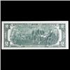 Image 3 : 1976 $2 Green Seal Federal Reseve Note Grades Select CU