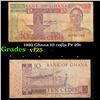 Image 1 : 1980 Ghana 10 cedis P# 20c Grades vf+