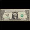 Image 2 : **Star Note** 2009 $1 Green Seal Federal Reserve Note Kansas City, Ms Grades Gem CU