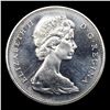 Image 2 : 1965 Small Beads, Pointed 5 Canada Dollar $1 Grades GEM++ PL