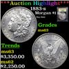 Image 1 : ***Auction Highlight*** 1883-s Morgan Dollar $1 Graded Select Unc By USCG (fc)