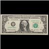 Image 2 : **Star Note** 2003A $1 Green Seal Federal Reserve Note  Grades xf