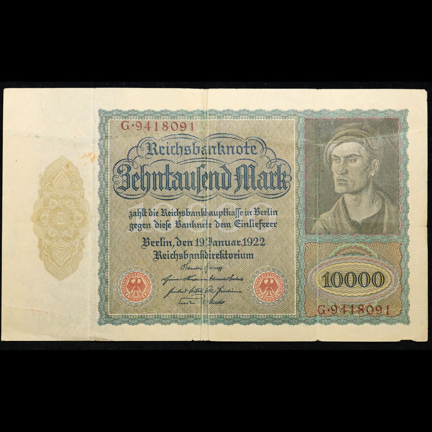 German Vampire Note 1922 Germany Weimar Republic
