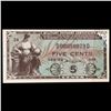 Image 2 : Military Payment Certificate (MPC) Series 481 5c Grades Select CU