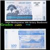 Image 1 : 2004 Madagascar 100 Ariary Banknote Grades Gem CU