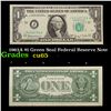 Image 1 : 1963A $1 Green Seal Federal Reserve Note  Grades Gem CU
