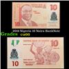 Image 1 : 2019 Nigeria 10 Naira BankNote Grades Gem+ CU