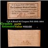 Image 1 : C.S.A.Bond $3 Coupon Feb 20th 1864 Grades Choice AU/BU Slider