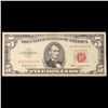 Image 2 : 1963 $5 Red seal United States Note Grades Select AU