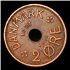 Image 3 : 1927(h) Denmark 2 Ore KM# 827.1, HCN Grades xf