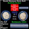 Image 1 : Buffalo Nickel Shotgun Roll in Old Bank Style 'Bell Telephone'  Wrapper 1923 &d Mint Ends