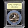 Image 2 : Proof 1992-s Olympic Modern Commem Half Dollar 50c Graded GEM++ Proof Deep Cameo By USCG