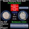 Image 1 : Buffalo Nickel Shotgun Roll in Old Bank Style 'Bell Telephone'  Wrapper 1926 &s Mint Ends