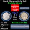 Image 1 : Buffalo Nickel Shotgun Roll in Old Bank Style 'Bell Telephone'  Wrapper 1927 &d Mint Ends