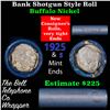 Image 1 : Buffalo Nickel Shotgun Roll in Old Bank Style 'Bell Telephone'  Wrapper 1925 &s Mint Ends