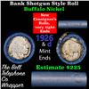 Image 1 : Buffalo Nickel Shotgun Roll in Old Bank Style 'Bell Telephone'  Wrapper 1926 &d Mint Ends