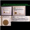 Image 1 : ***Auction Highlight*** 1909 The State of wyoming Commercial Gold Mining Company stock certificate P
