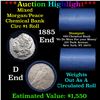 Image 1 : ***Auction Highlight*** Chemical Bank Shotgun 1885 & 'd' Ends Mixed Morgan/Peace Silver dollar roll,