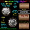 Image 1 : ***Auction Highlight*** Solid Uncirculated Peace silver dollar roll 1924 & P Ends, 20 coins (fc)