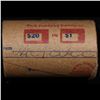 Image 5 : ***Auction Highlight*** Solid Uncirculated Peace silver dollar roll 1924 & P Ends, 20 coins (fc)