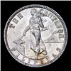 Image 2 : 1944D Silver Philippines 10 Centavos 10C KM-181 Grades GEM Unc