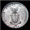Image 3 : 1944D Silver Philippines 10 Centavos 10C KM-181 Grades GEM Unc
