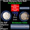 Image 1 : Buffalo Nickel Shotgun Roll in Old Bank Style 'Bell Telephone'  Wrapper 1926 &d Mint Ends