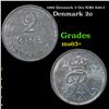 Image 1 : 1969 Denmark 2 Ore KM# 840.2 Grades Select+ Unc