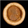 Image 2 : Mixed small cents 1c orig shotgun roll, 1918-s Wheat Cent, 1897 Indian Cent other end, Brinks Wrappe