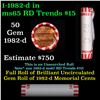 Image 1 : Shotgun Lincoln 1c roll, 1982-d 50 pcs Bank Wrapper.