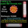 Image 1 : Shotgun Lincoln 1c roll, 1978-p 50 pcs Bank Wrapper.
