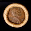 Image 2 : Mixed small cents 1c orig shotgun roll, 1917-s Wheat Cent, 1883 Indian Cent other end, Brinks Wrappe