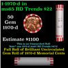 Image 1 : Shotgun Lincoln 1c roll, 1970-d 50 pcs Bank Wrapper.