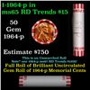 Image 1 : Shotgun Lincoln 1c roll, 1964-p 50 pcs Bank Wrapper.