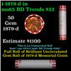 Image 1 : Shotgun Lincoln 1c roll, 1979-d 50 pcs Bank Wrapper.