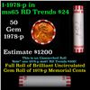 Image 1 : Shotgun Lincoln 1c roll, 1978-p 50 pcs Bank Wrapper.