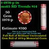 Image 1 : Shotgun Lincoln 1c roll, 1976-p 50 pcs Bank Wrapper.