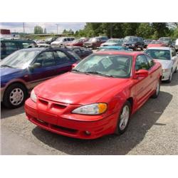  2000 PONTIAC GRAND AM GT-V6 - 160,256 Act