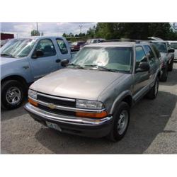  1998 CHEVROLET BLAZER-V6 - 102,939 Act
