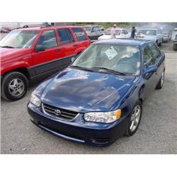  2001 TOYOTA COROLLA-4 CYL. - 50,249 Act