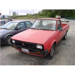  1986 MITSUBISHI PICKUP - 126,229 Act