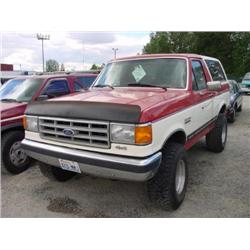  1988 FORD BRONCO - 66,225 Exmt